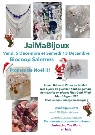 Expo-vente de bijoux en pierres minérales
