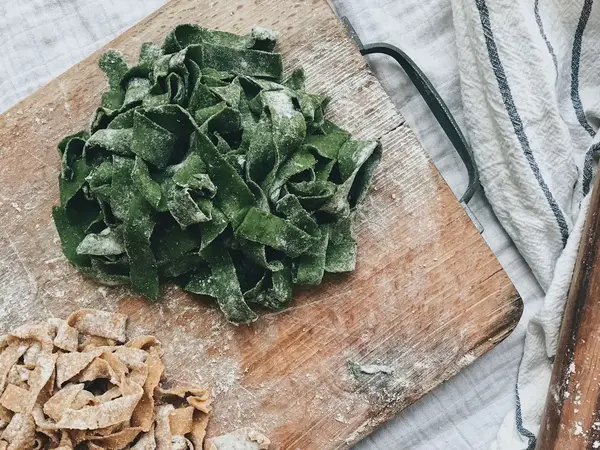 Pâtes aux épinards (recette Cobionat)