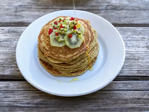 Pancakes à la farine de pépins de courge (recette Cobionat)