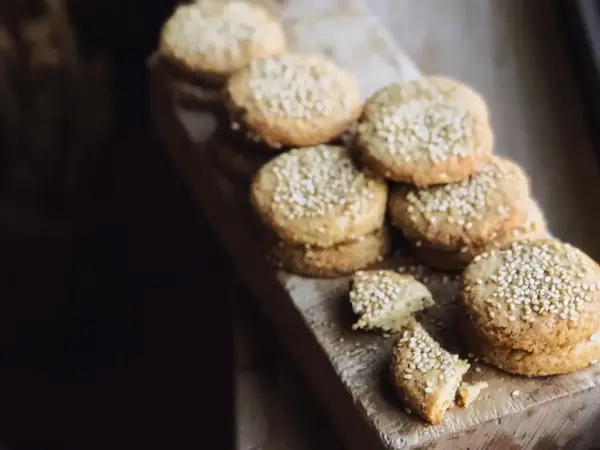Sablés au sésame vegan (recette Cobionat)