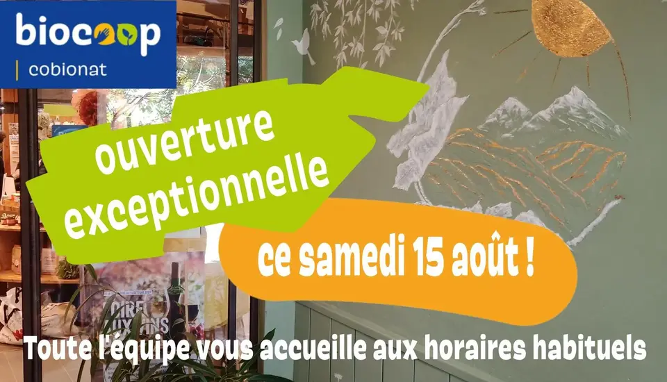 Ouverture exceptionnelle